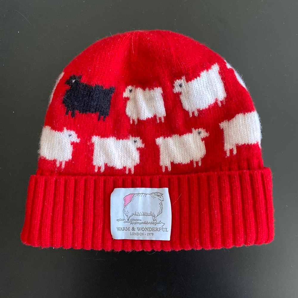 Warm and Wonderful x Rowing Blazers Princess Diana Sheep Wool Beanie